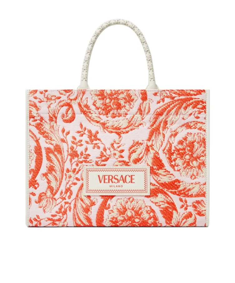 Versace Barocco Athena Open Top Tote Bag