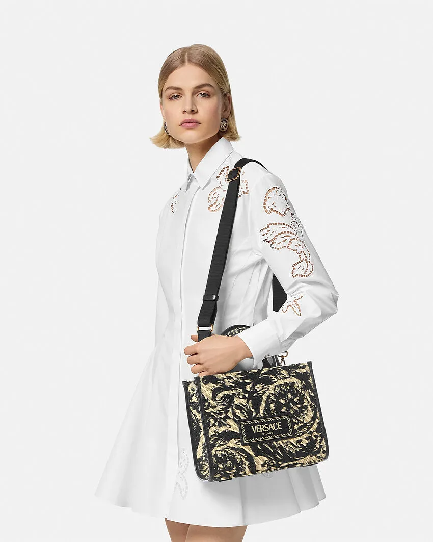 Versace Barocco Athena Small Top Handle Bag