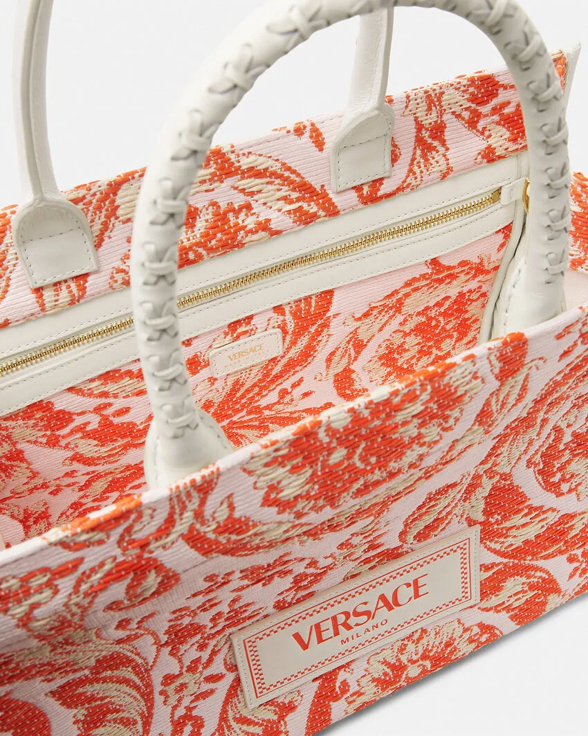 Versace Barocco Athena Open Top Tote Bag