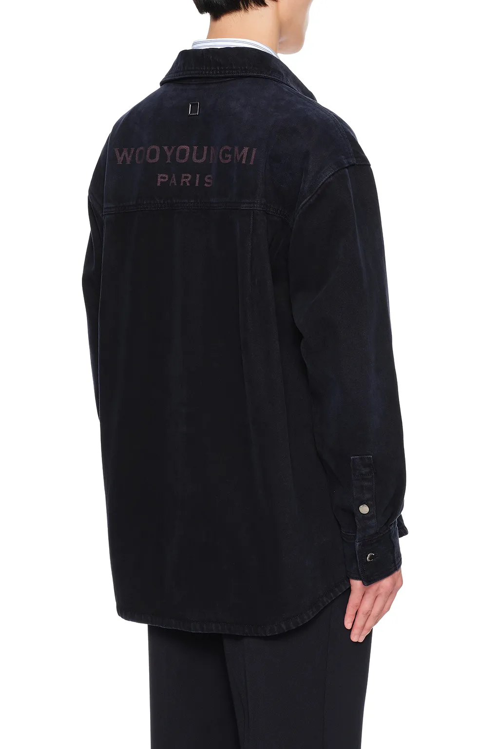 Denim Shirt With Back Logo