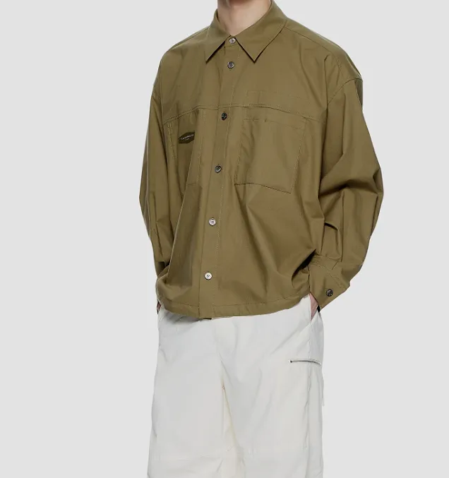 Patch-Pockets Shirt