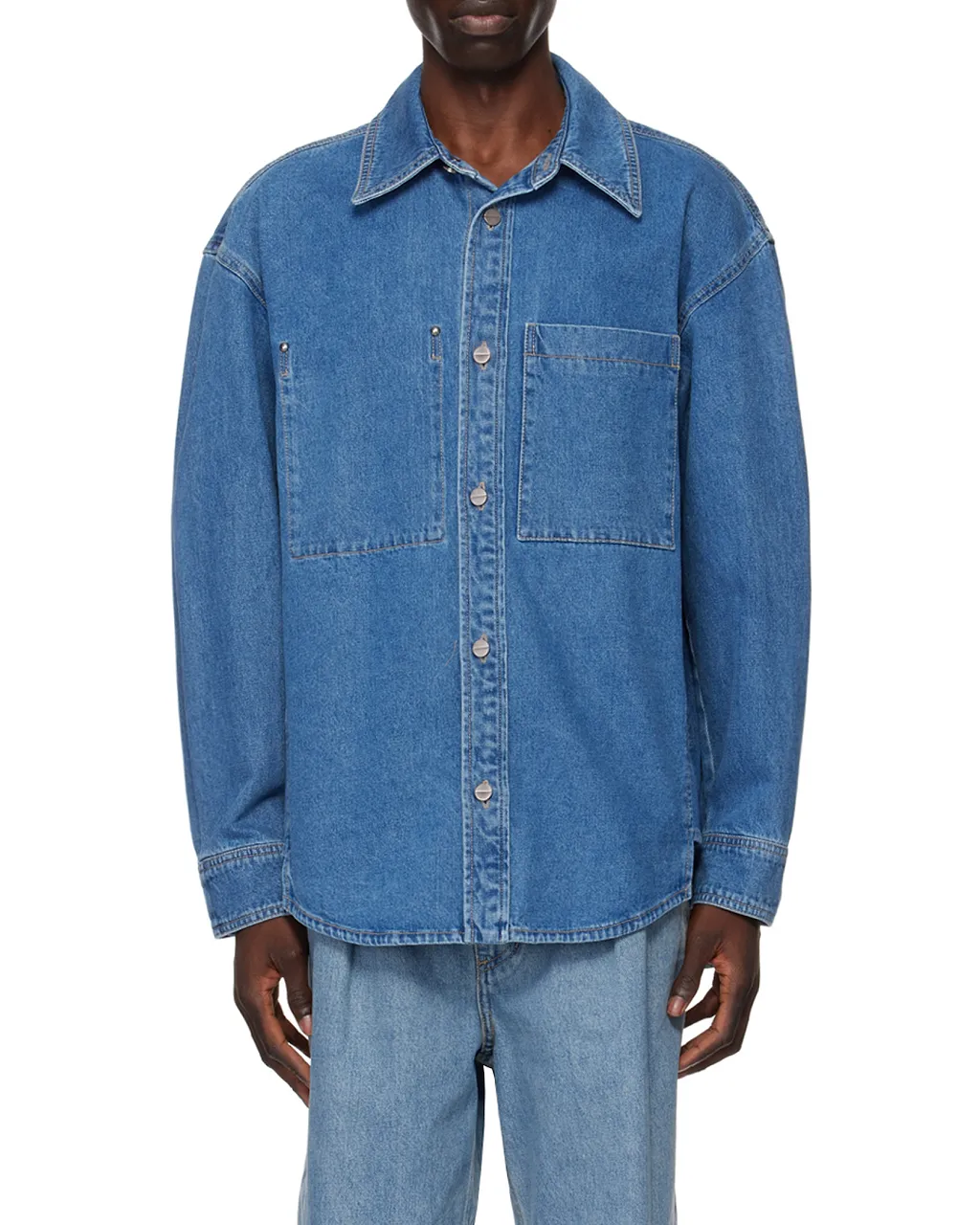Logo Denim Shirt