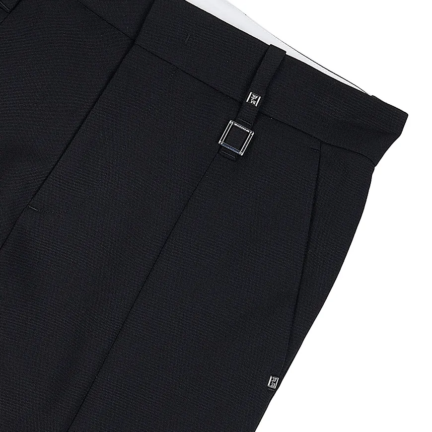 Mid-Rise Wool Tailored Trousers