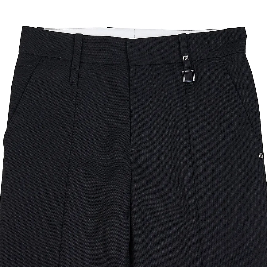 Mid-Rise Wool Tailored Trousers