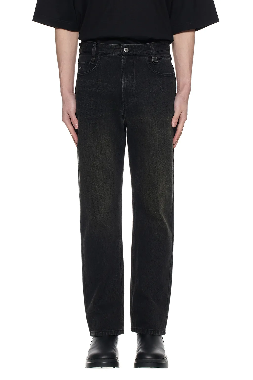 Washed-Effect Jeans