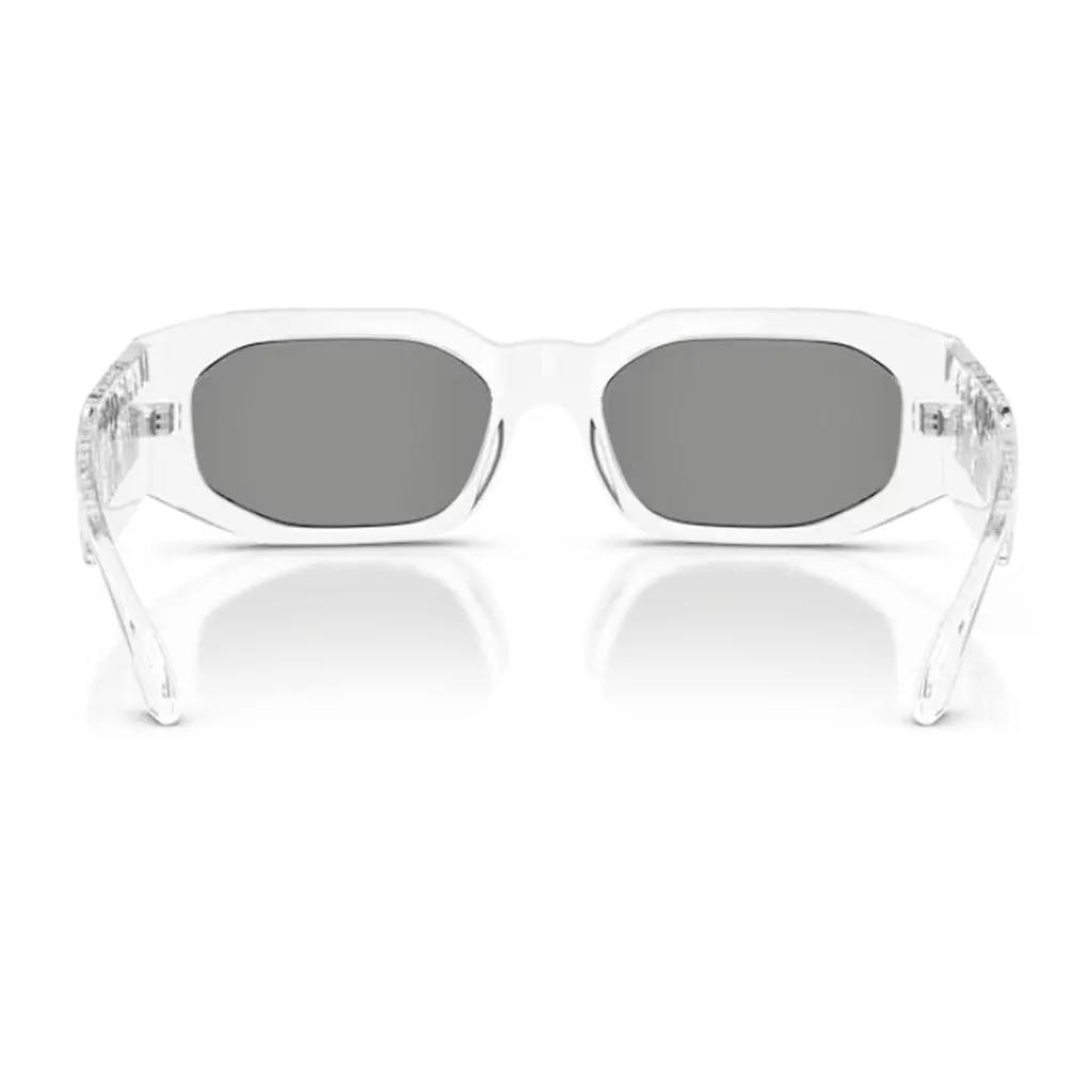 Versace Eyewear Geometric Frame Logo-Detail Sunglasses