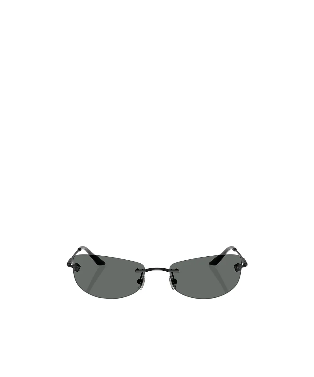 Versace Eyewear Rectangle-Frame Sunglasses