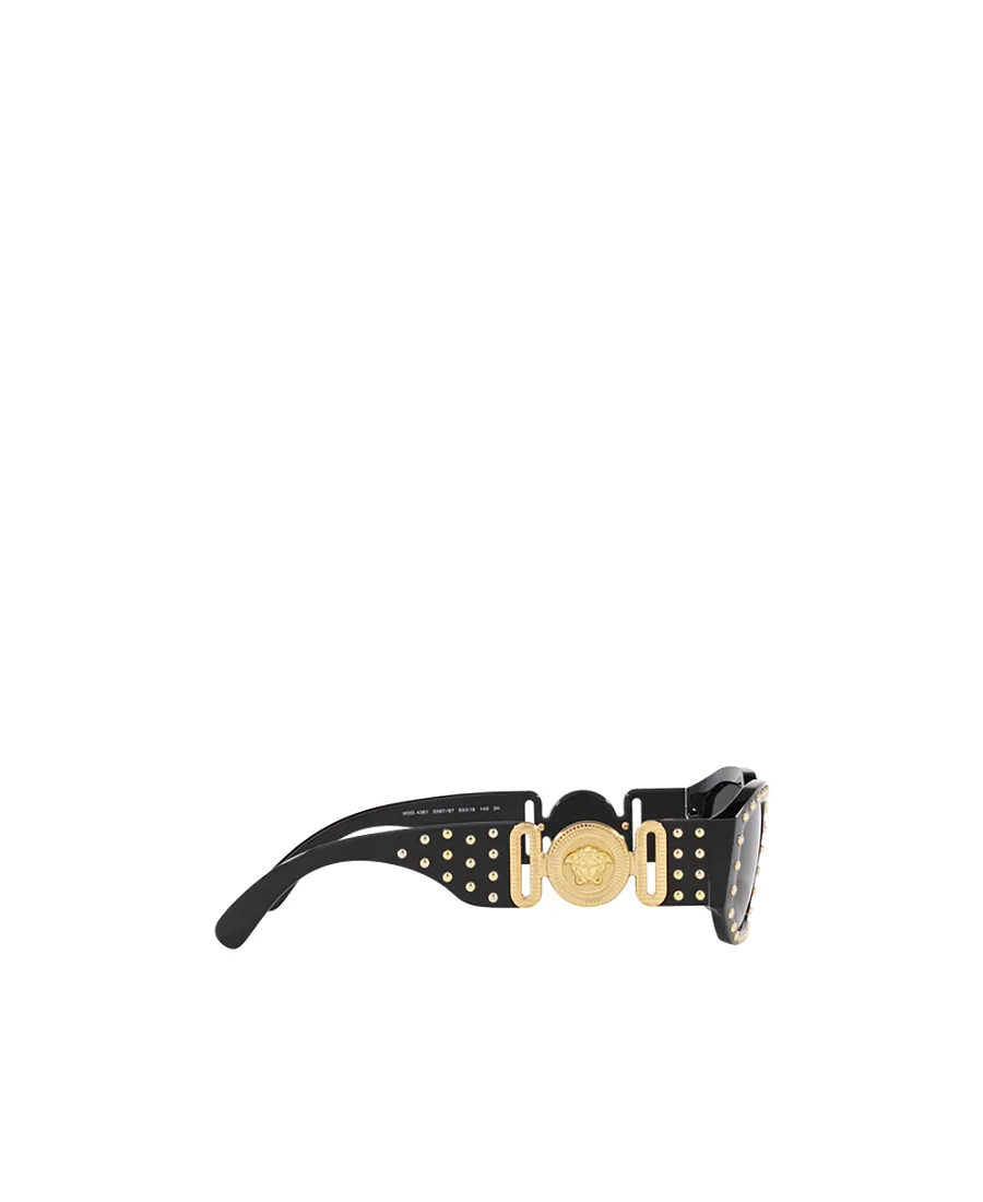Versace Rectangular Frame Sunglasses