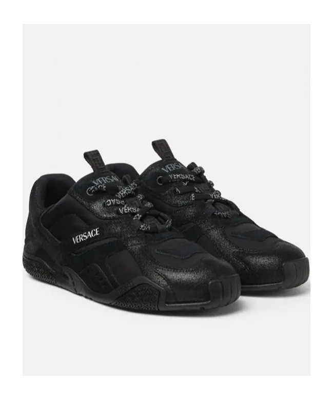 Versace Galaxia Lace-Up Sneakers