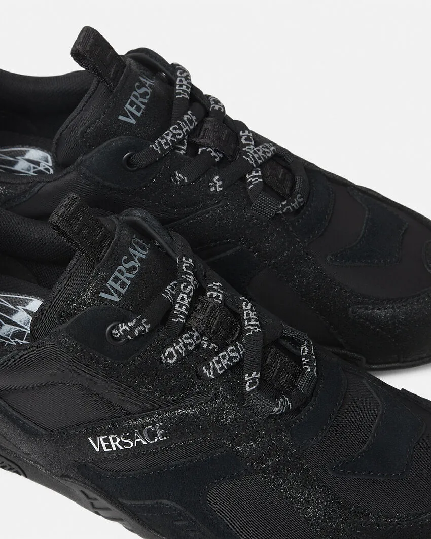 Versace Galaxia Lace-Up Sneakers