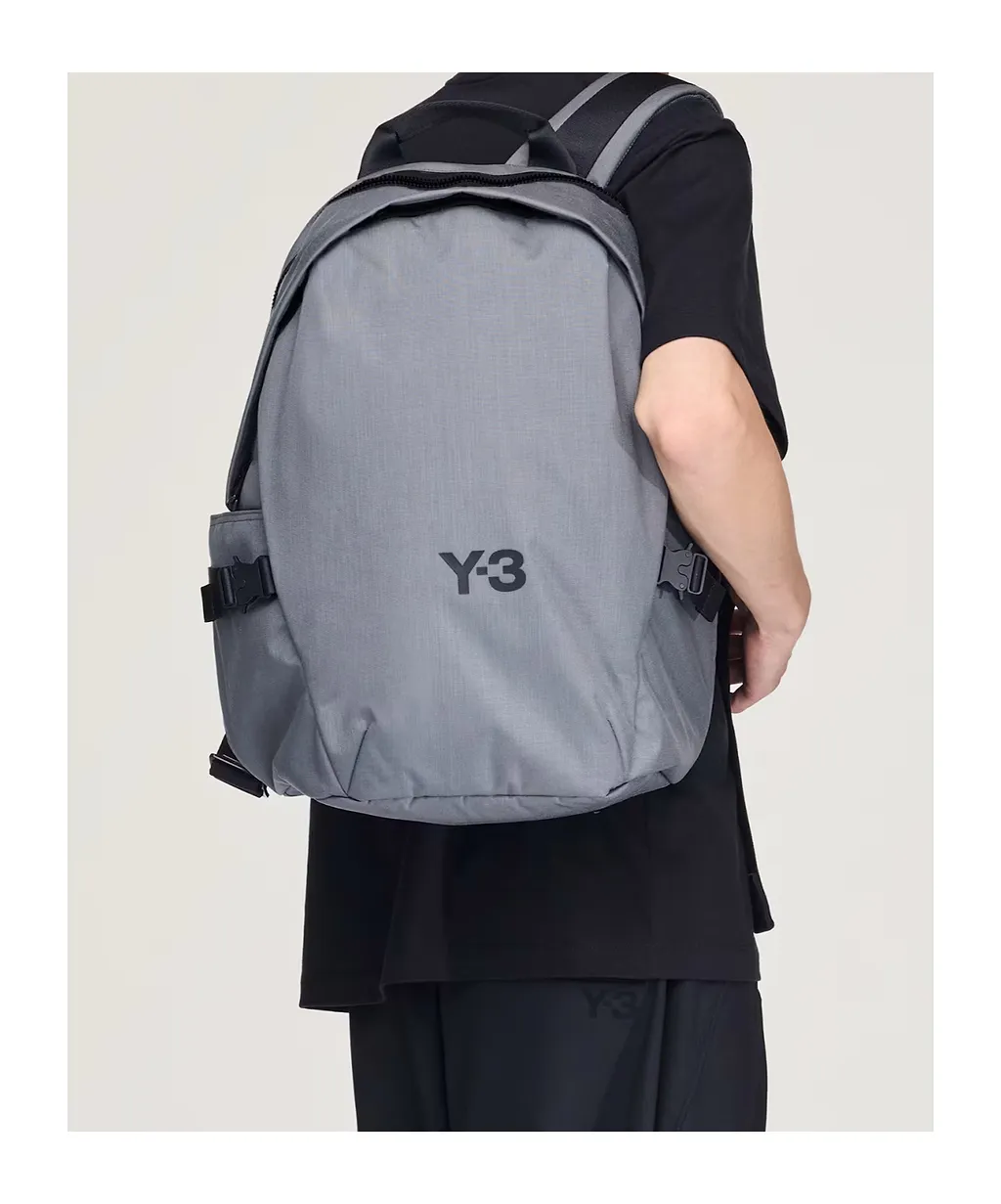 Y-3 Staple Logo Printed Backpack