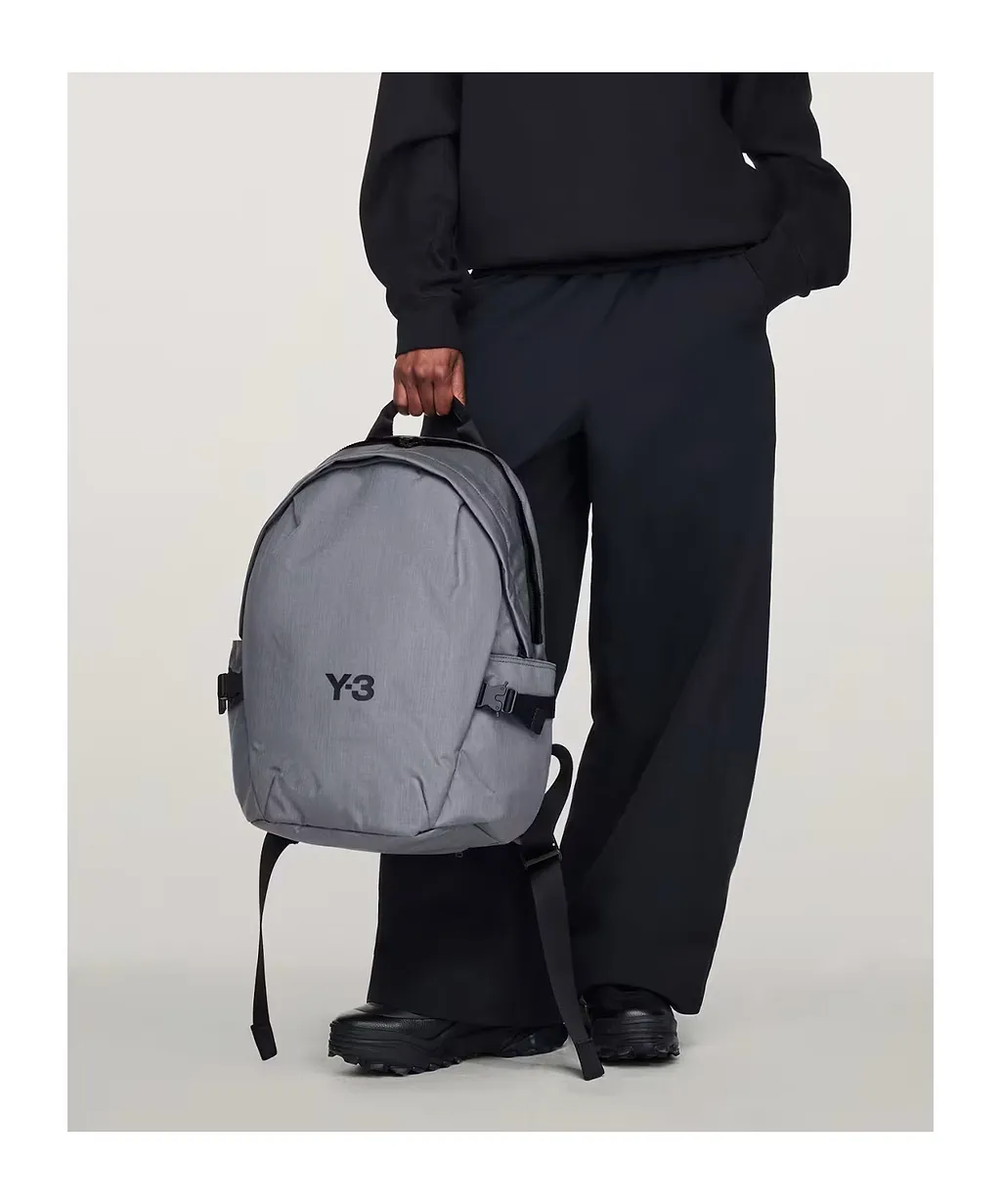Y-3 Staple Logo Printed Backpack