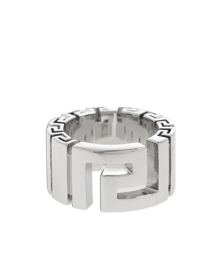 Versace Greek Pattern Ring
