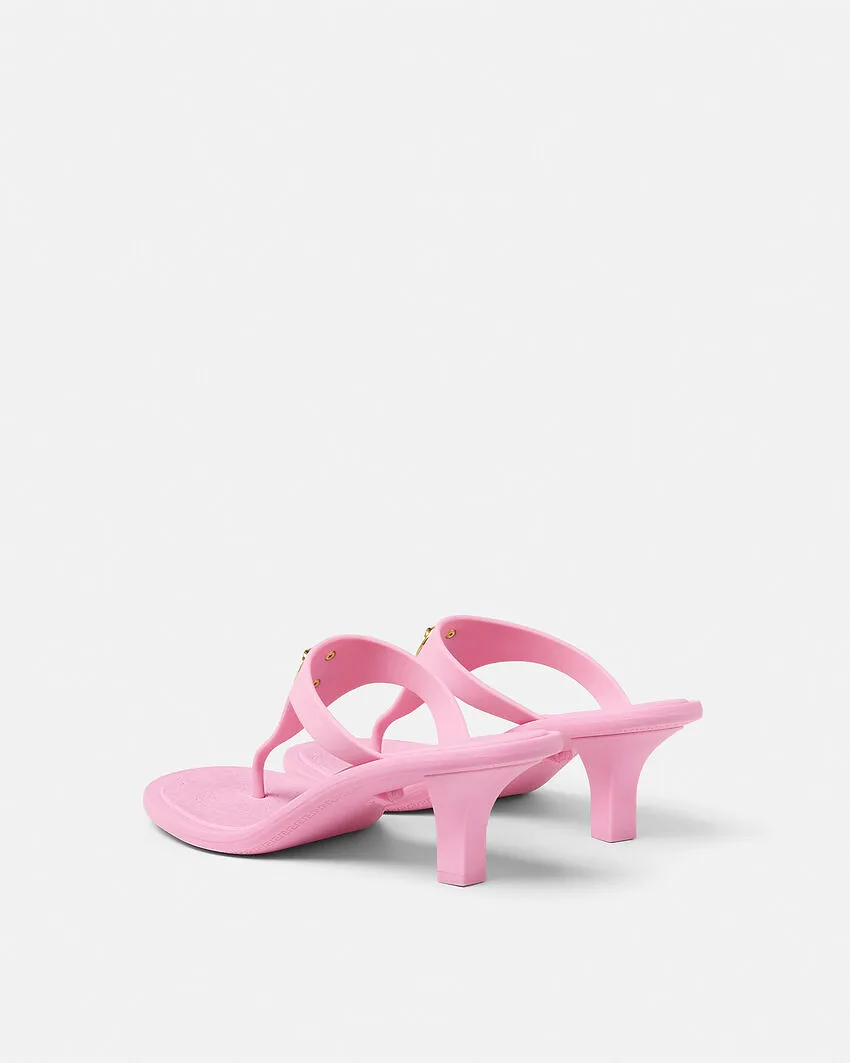 Versace Heeled Thong Sandals