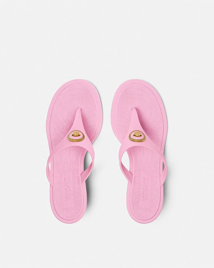 Versace Heeled Thong Sandals