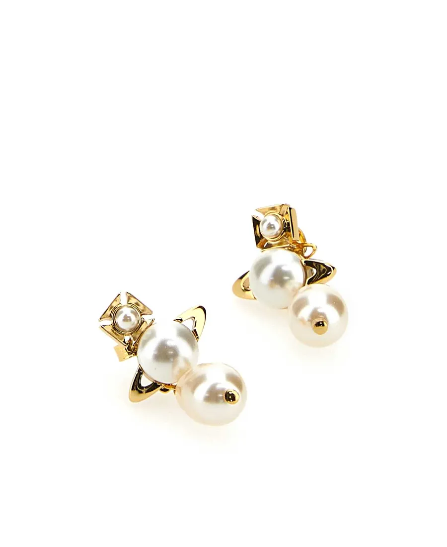 Vivienne Westwood Orb Shaped Embellished Earrings
