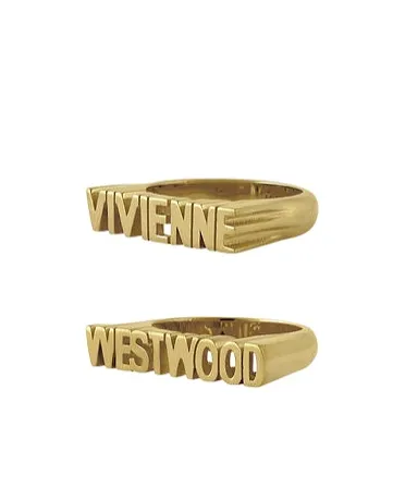 Vivienne Westwood Set Of Two Rings