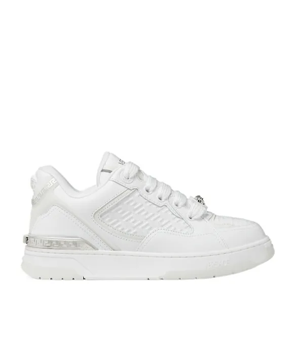 Versace Logo Detailed Lace Up Sneakers