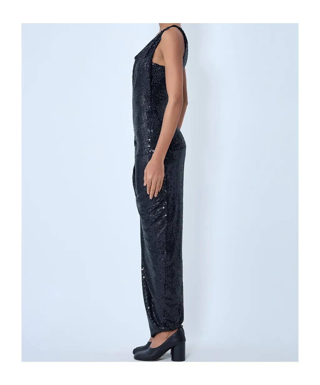 Vivienne Westwood Sequined Cowl Neck Gown