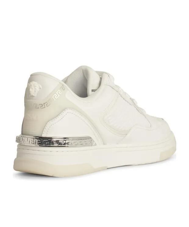 Versace Logo-Embossed Low-Top Sneakers