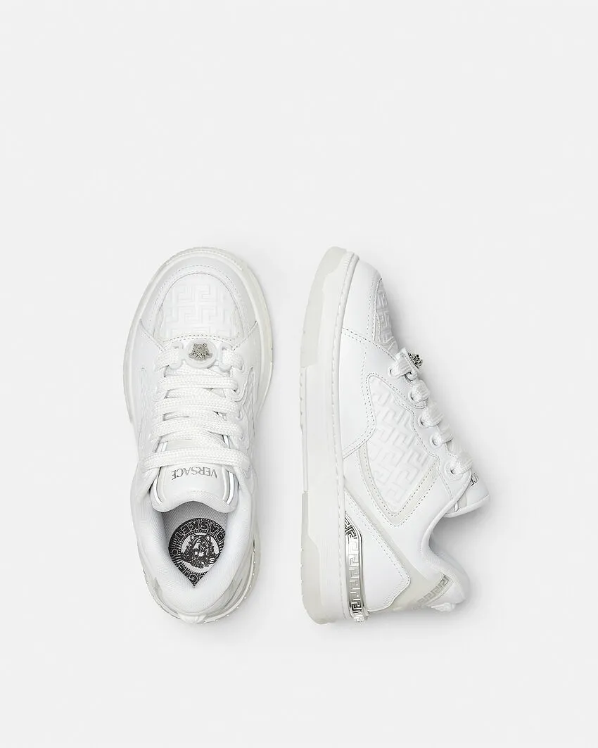 Versace Logo Detailed Lace Up Sneakers