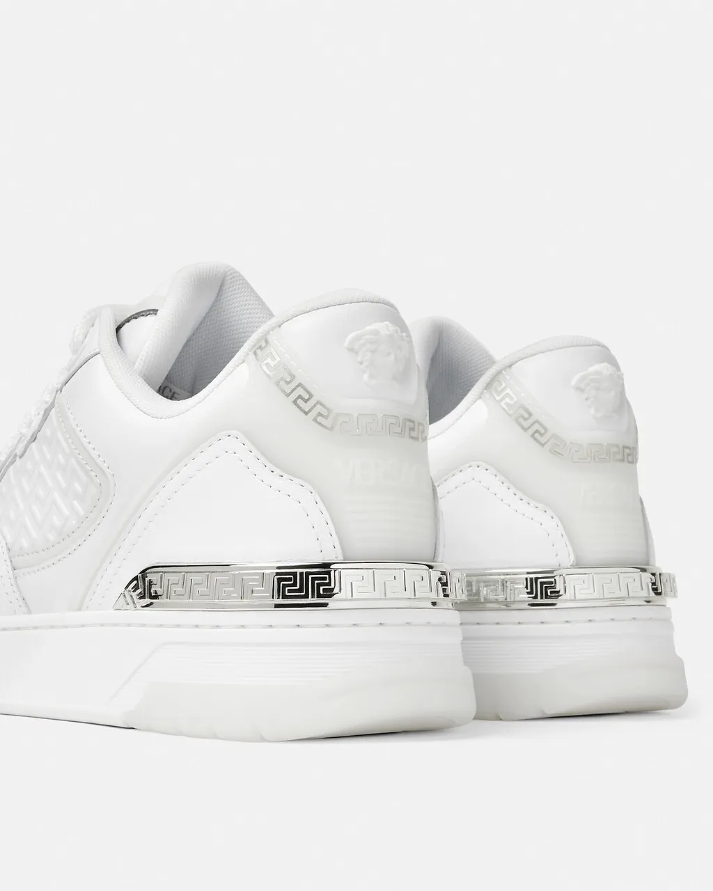 Versace Logo Detailed Lace Up Sneakers