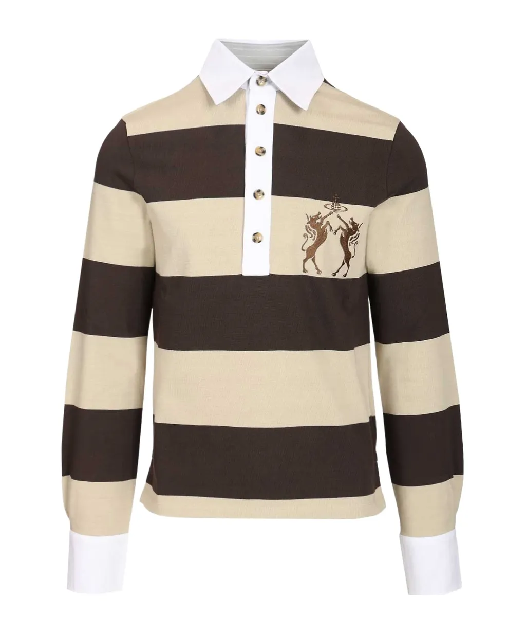 Vivienne Westwood Striped Rugby Polo Shirt