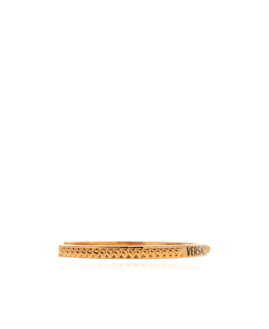 Versace Logo-Engraved Bracelet