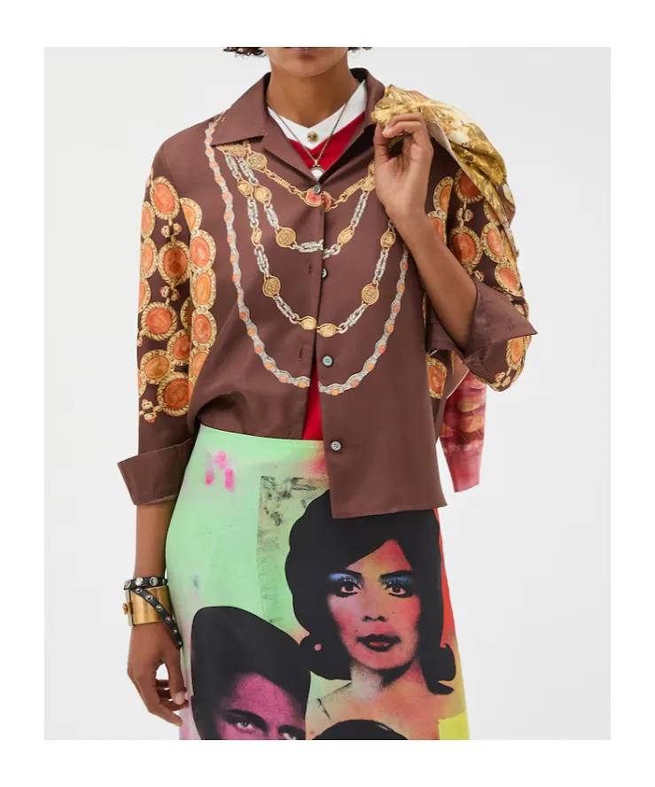 Medusa Chain Printed Shirt