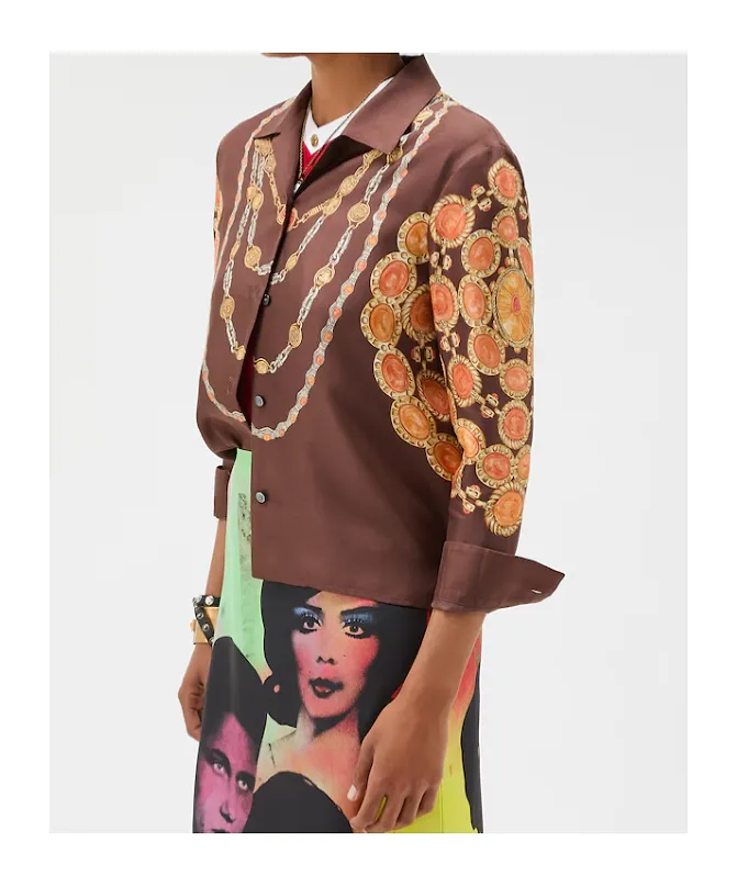 Medusa Chain Printed Shirt