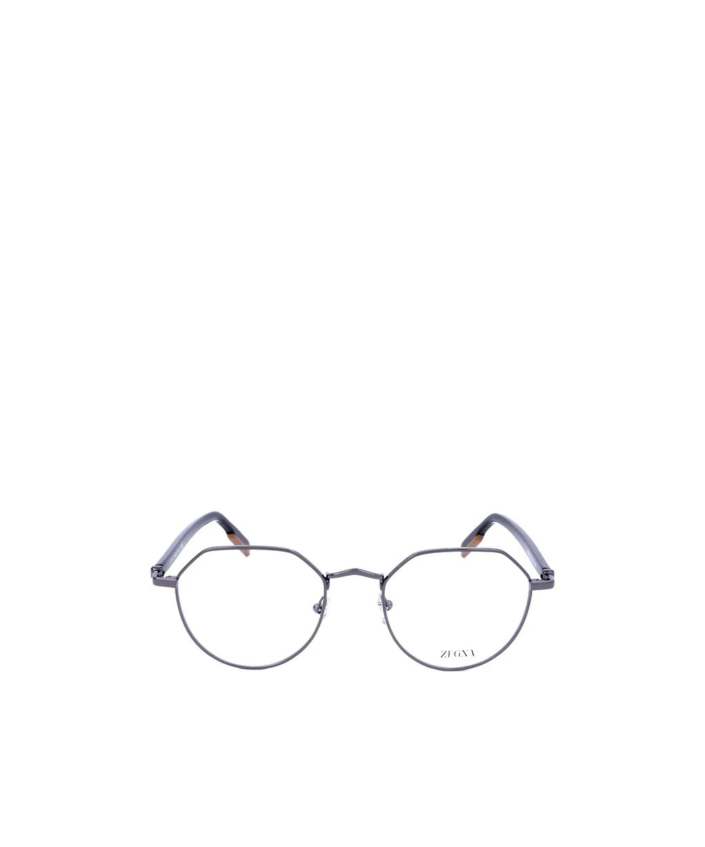 Zegna Geometric Frame Glasses