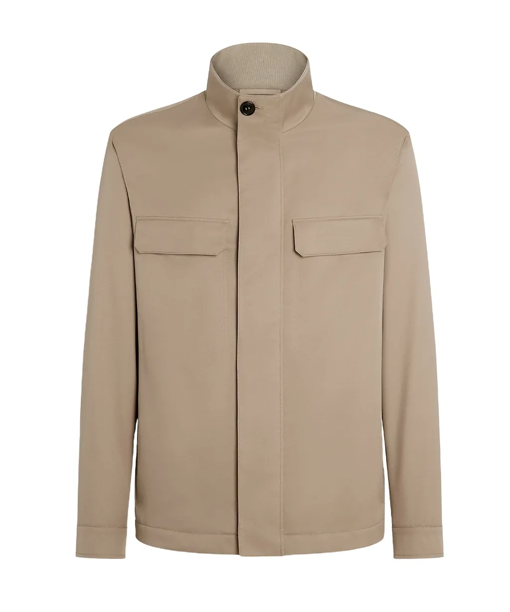 Zegna Long-Sleeved Field Jacket