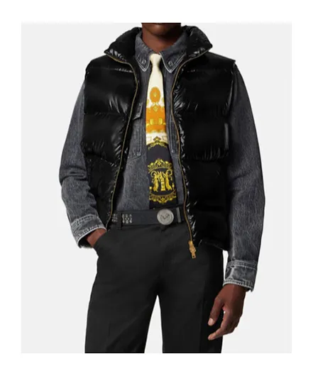 Versace Padded Zipped Gilet