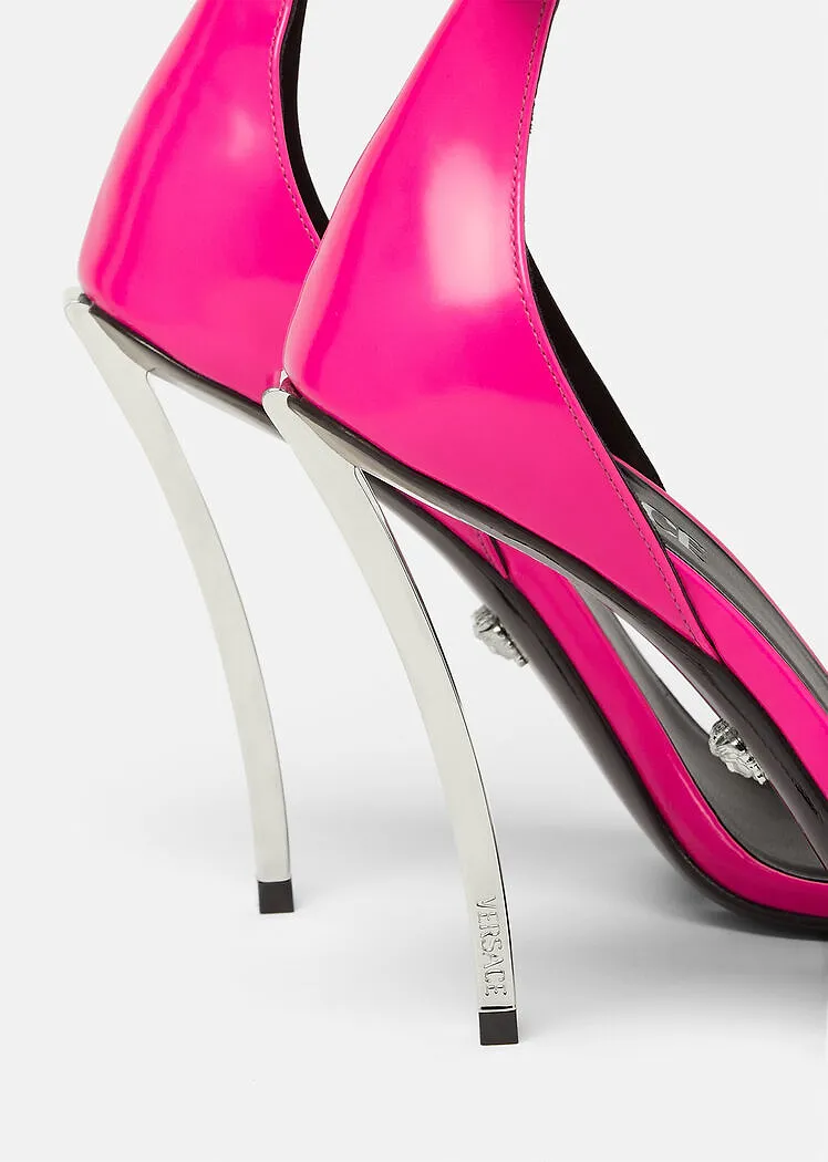 Versace Pin-Point Ankle Strap Sandals