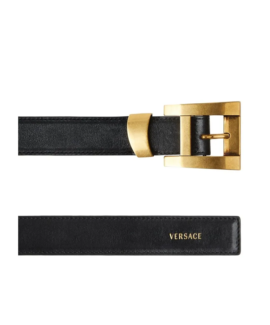 Versace Rectangular-Buckle Belt
