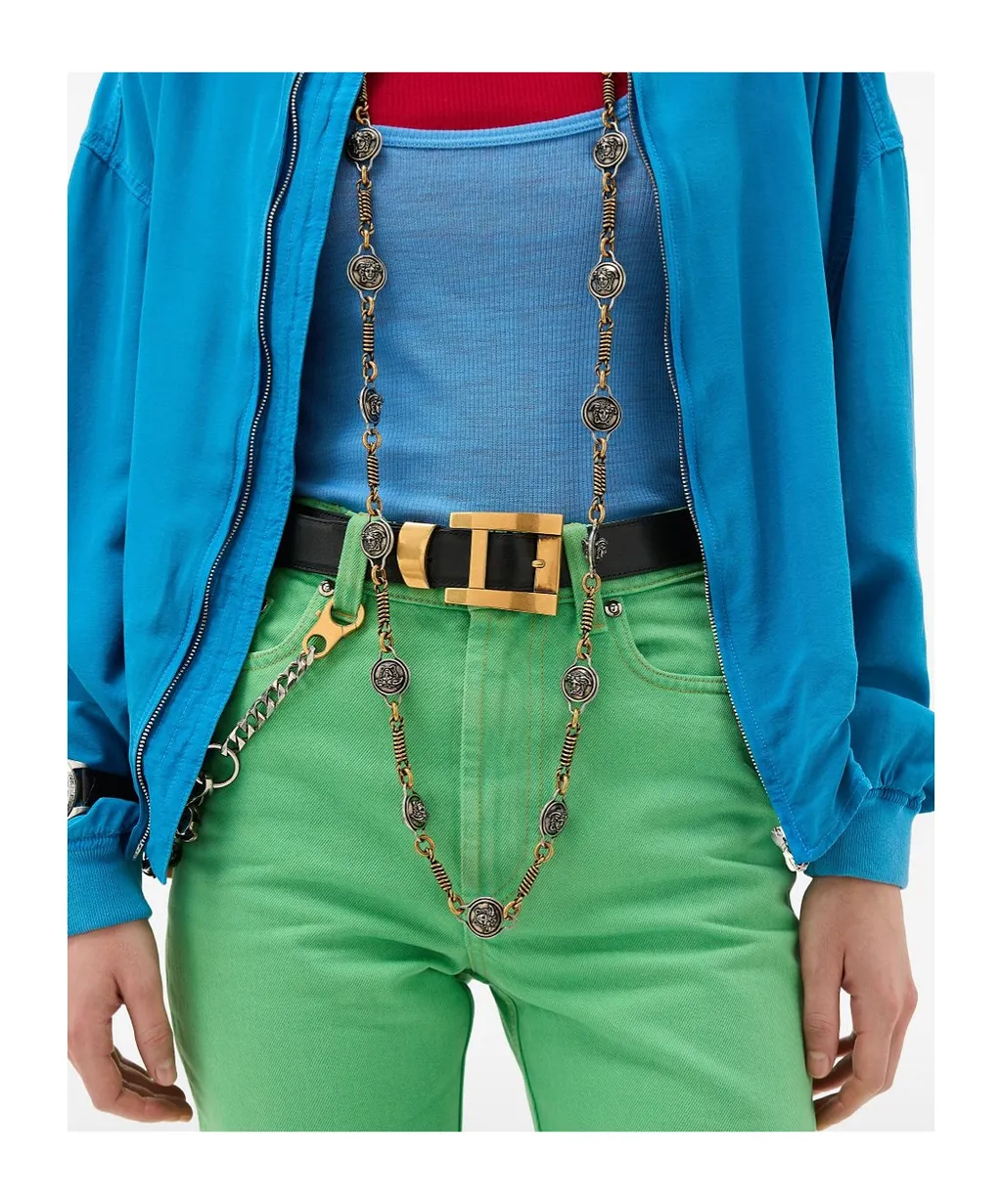 Versace Rectangular-Buckle Belt