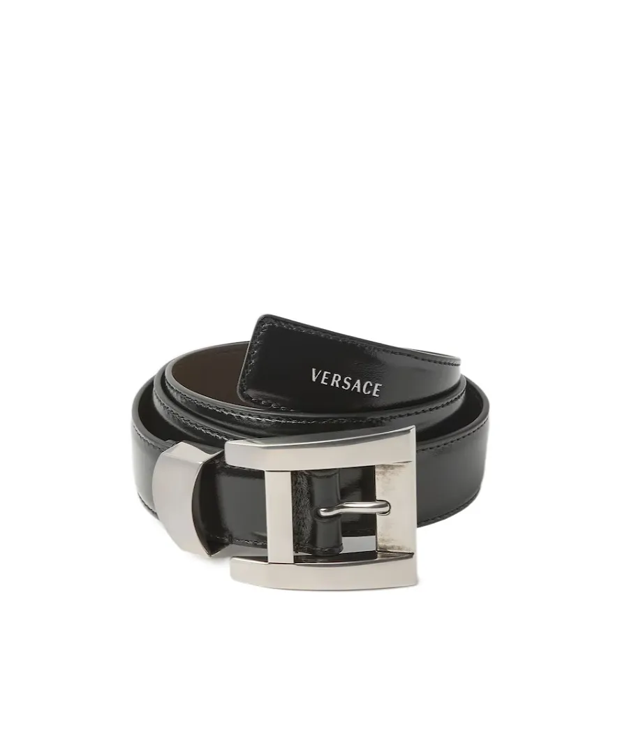 Versace Rectangular-Buckle Belt