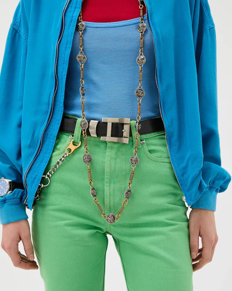 Versace Rectangular-Buckle Belt