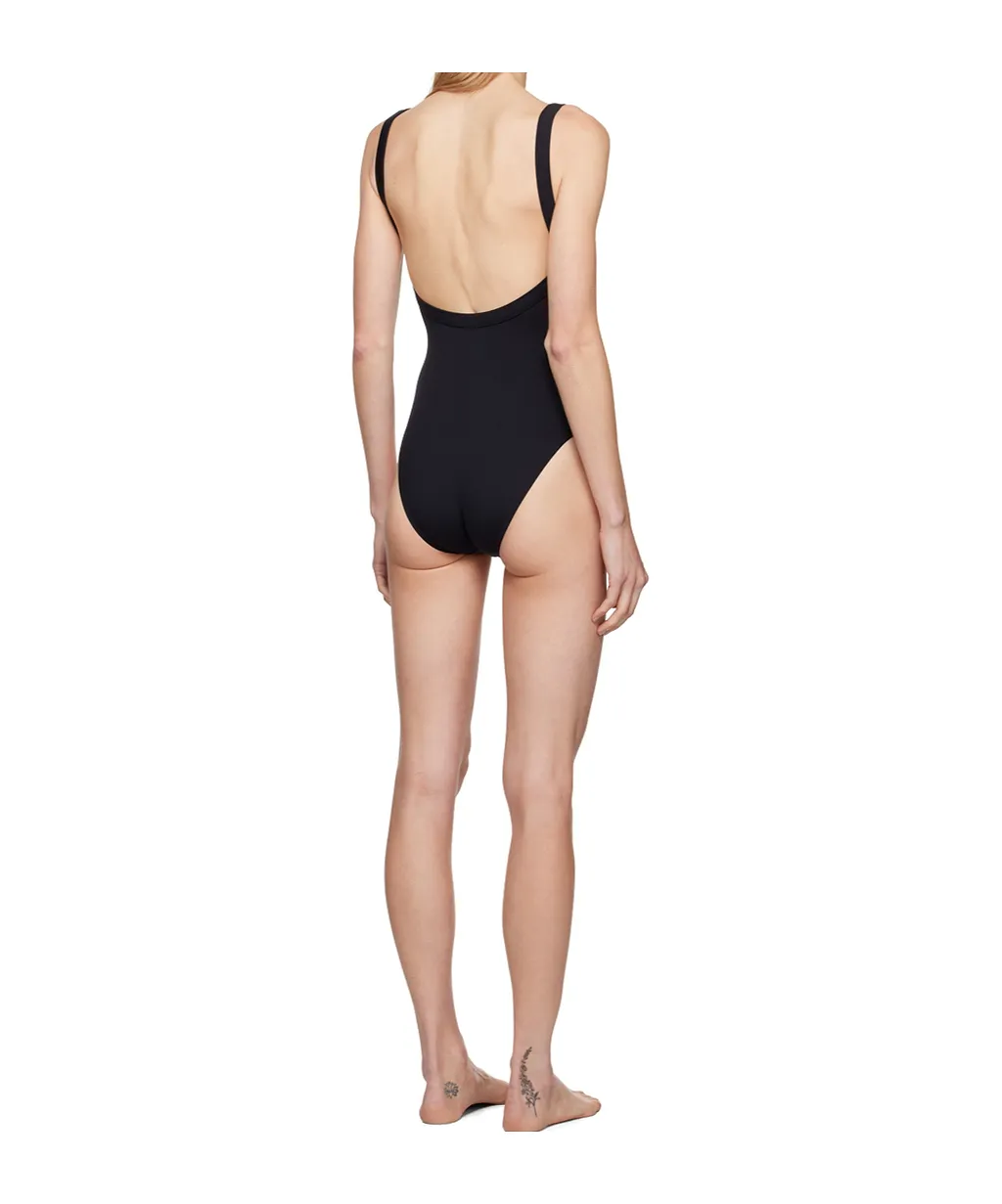 Backless One-Piece Swimsuit