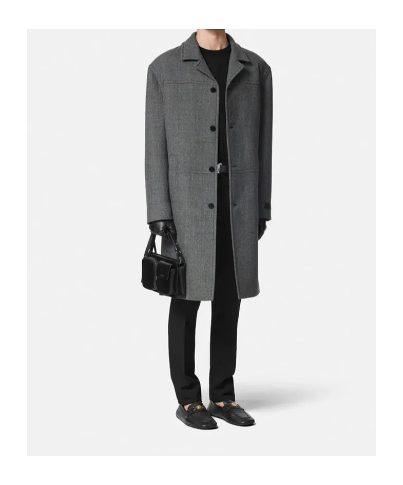Versace Single-Breasted Coat