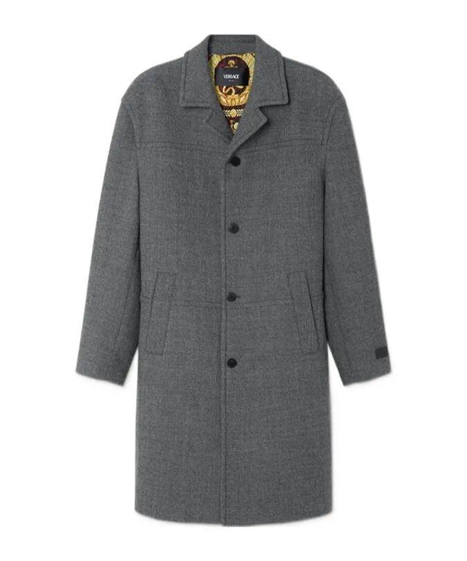 Versace Single-Breasted Coat