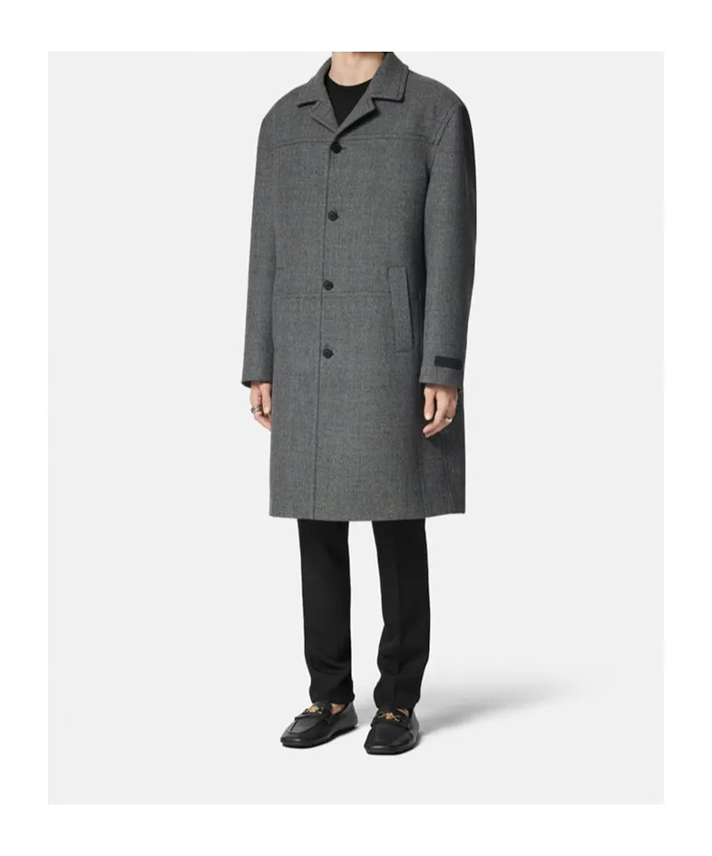 Versace Single-Breasted Coat