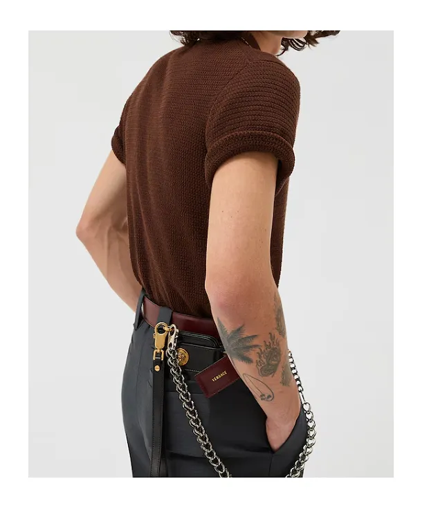 Versace Short-Sleeved Knitted Shirt