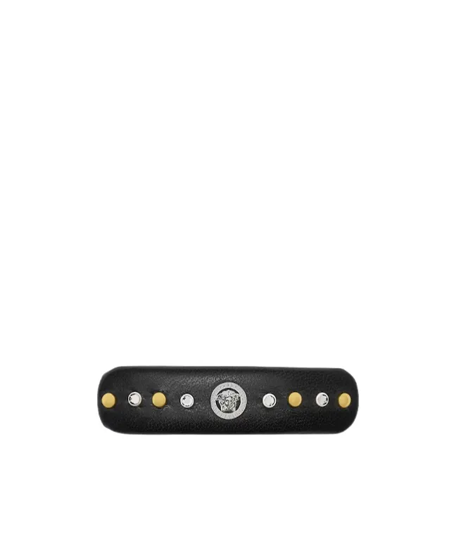 Versace Studded Medusa Hair Clip