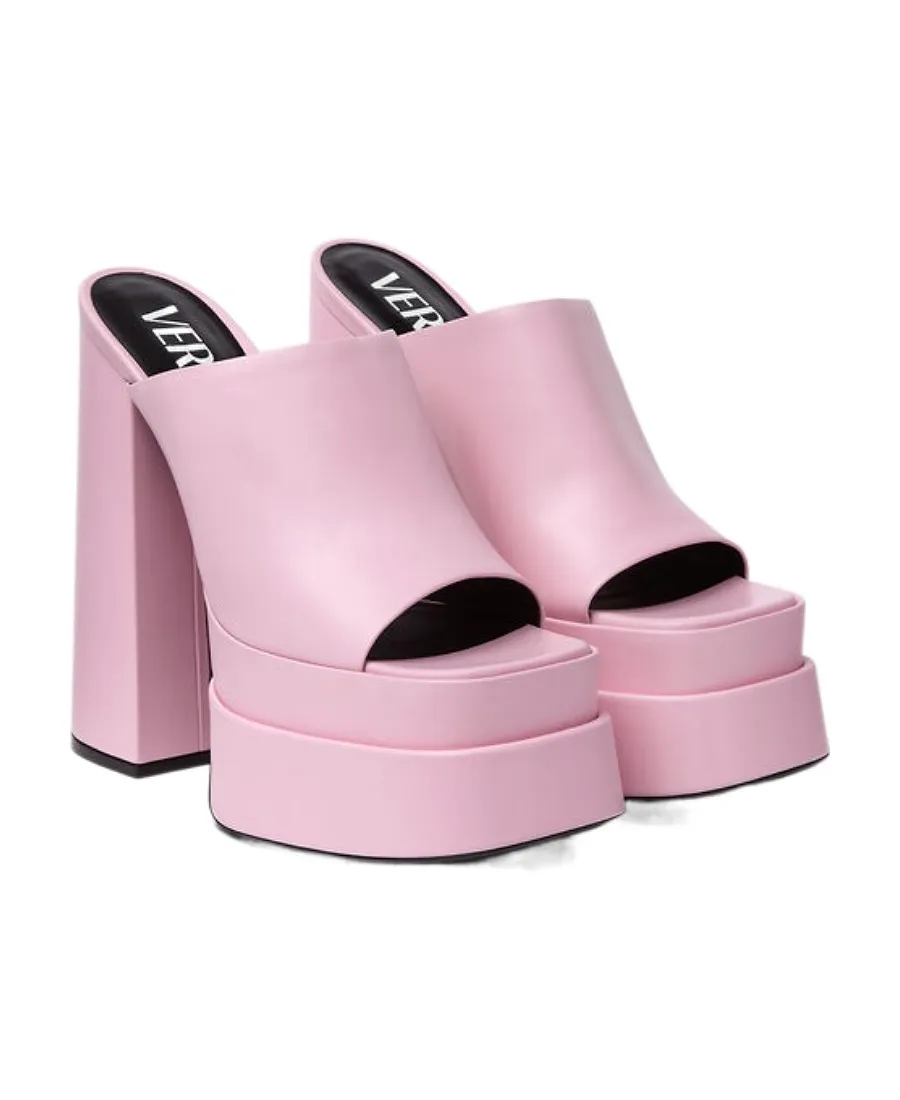 Versace Slip-On Platform Mules