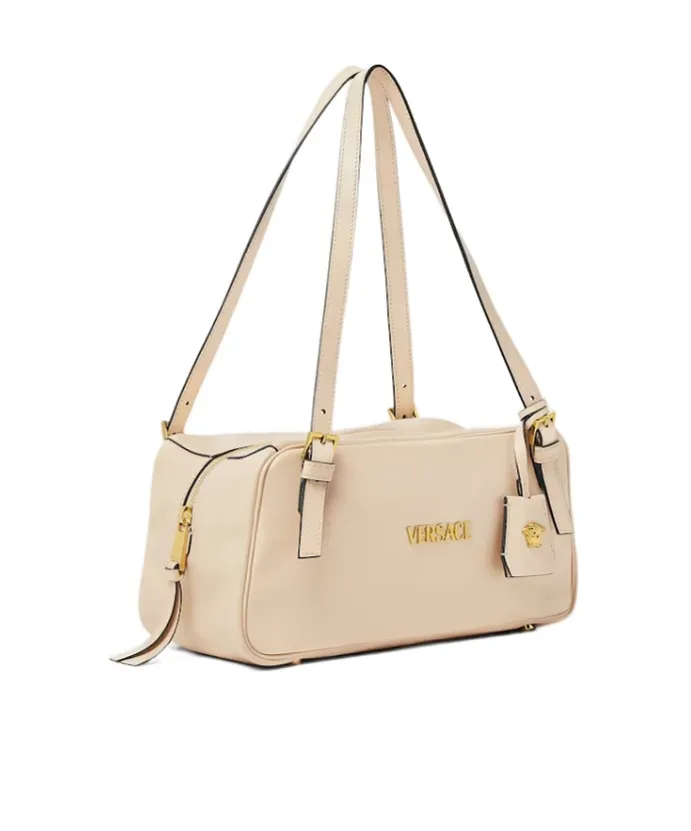 Versace Tag Logo Shoulder Bag