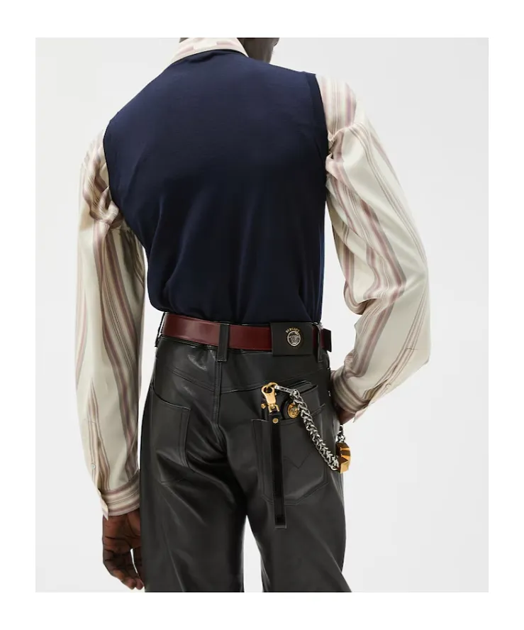 Versace V-Neck Knitted Vest