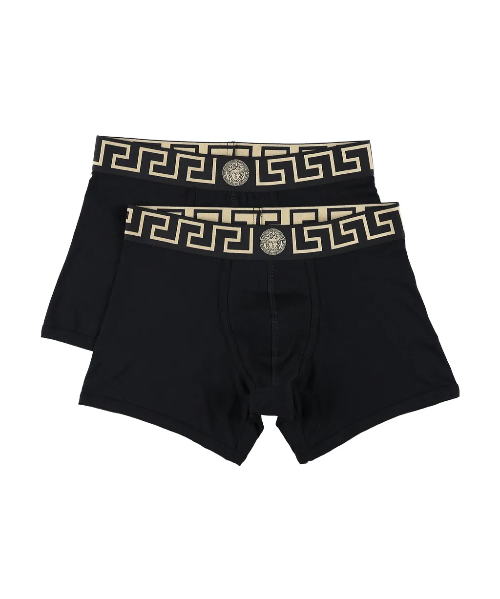 Versace Two-Pack Logo-Waistband Boxers
