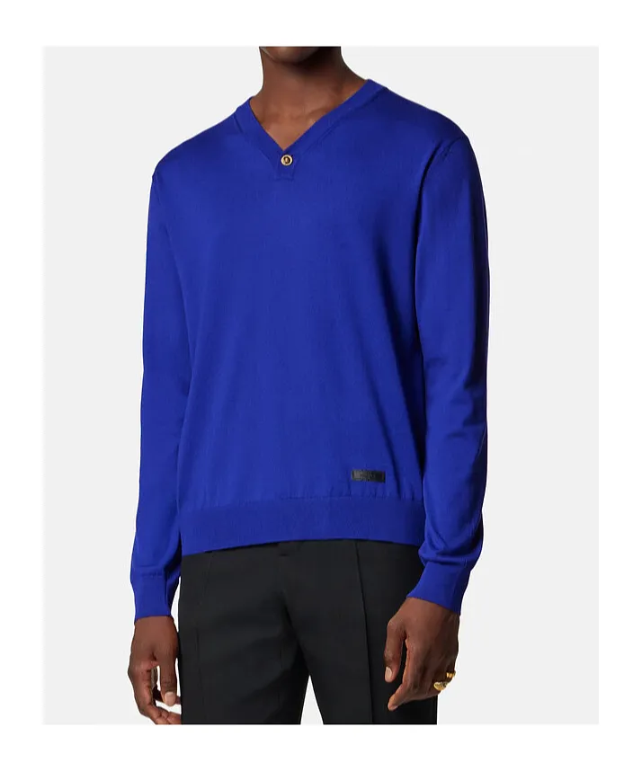 Versace V-Neck Knitted Jumper