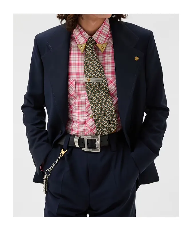 Versace Single-Breasted Tailored Blazer